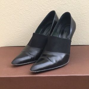 Black Leather Booties